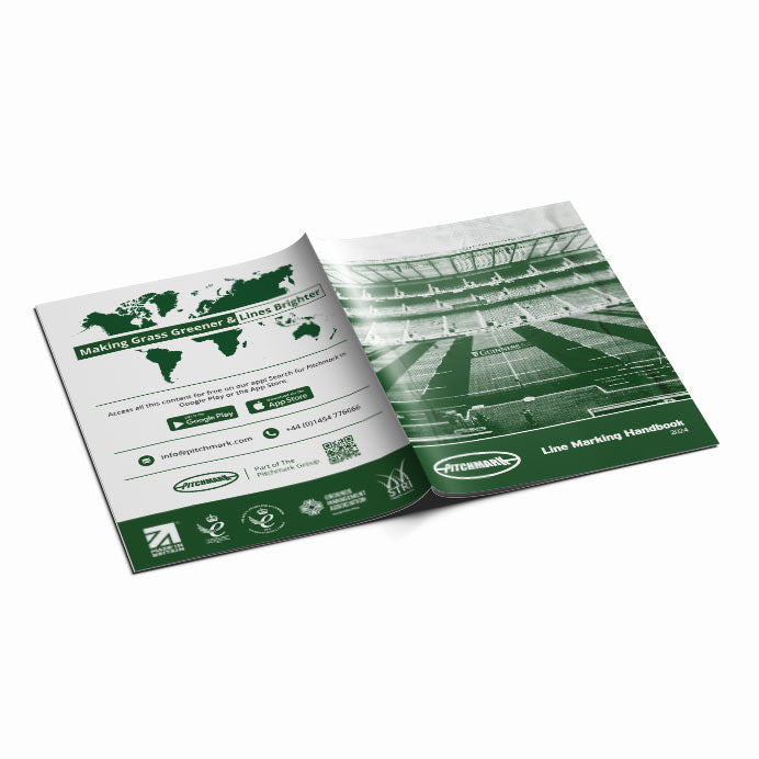 Retro e copertina del manuale di tracciatura campi