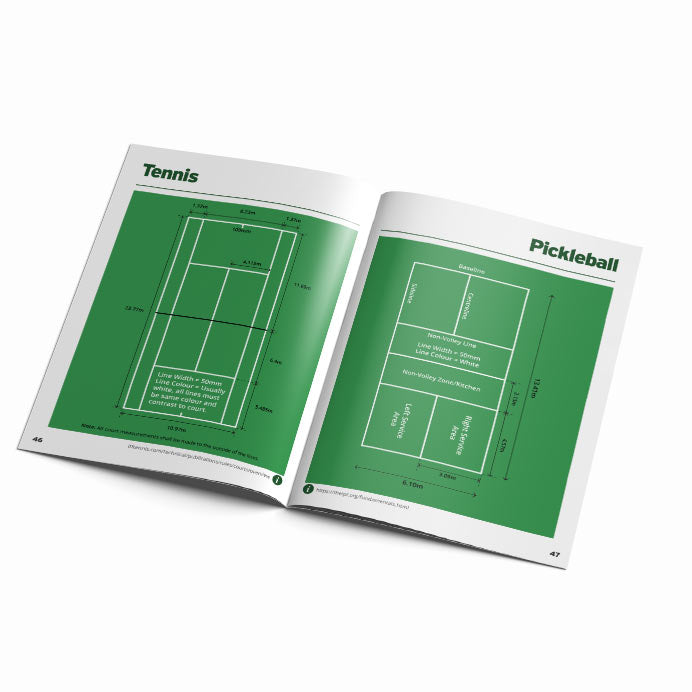 Manuale di tracciatura campi con le dimensioni dei campi sportivi