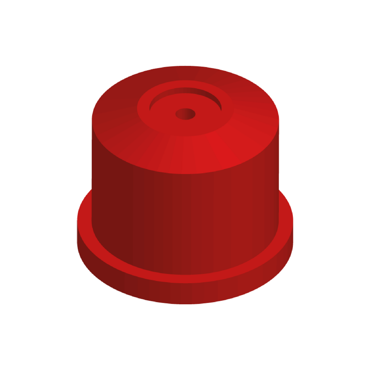 Red spray nozzle